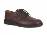 Chaussure mephisto Passe orteil modele marlon cuir texturÃ© brun moyen